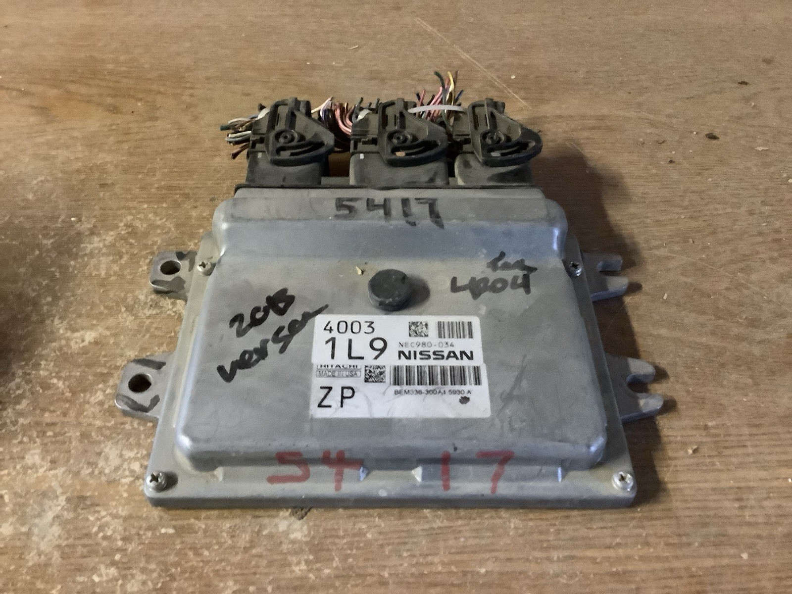 Nissan Versa NEC980-034 Engine Control Module (5417) Nissan Versa NEC980-034 Engine Control Module (5417)