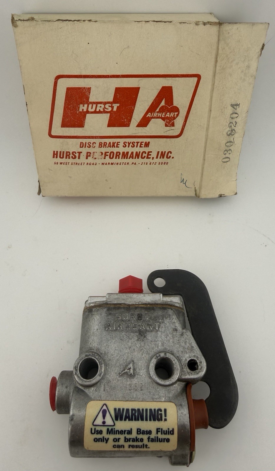 Hurst Airheart Brake Master Cylinder Vtg Go Kart Racing NOS?