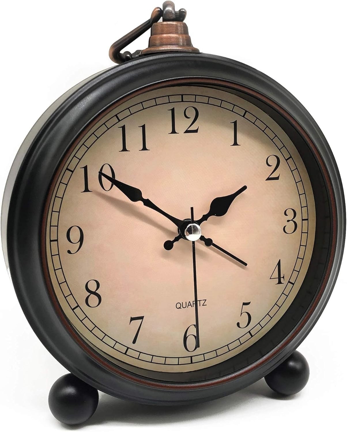 Vintage Alarm Clock Analog Silent Small Bedside Desk Clock Battery Operated for Vintage Alarm Clock Analog Silent Small Bedside Desk Clock Battery Operated for