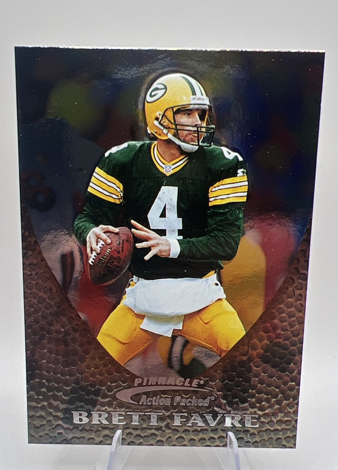 1997 Pinnacle Action Packed - Brett Favre #17 First Impressions