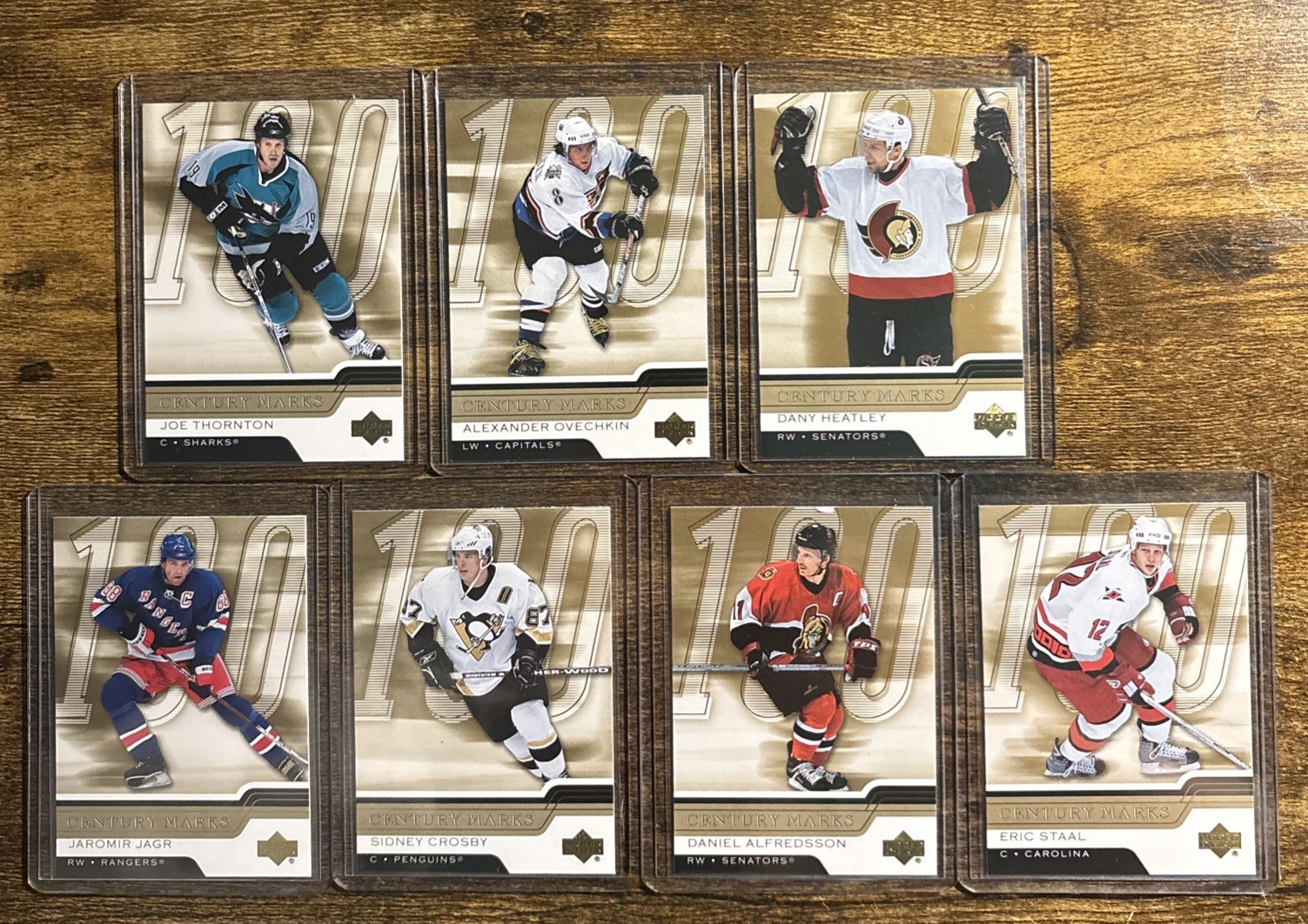 2006-07 Upper Deck Series 2 Century Marks Insert Set (7)