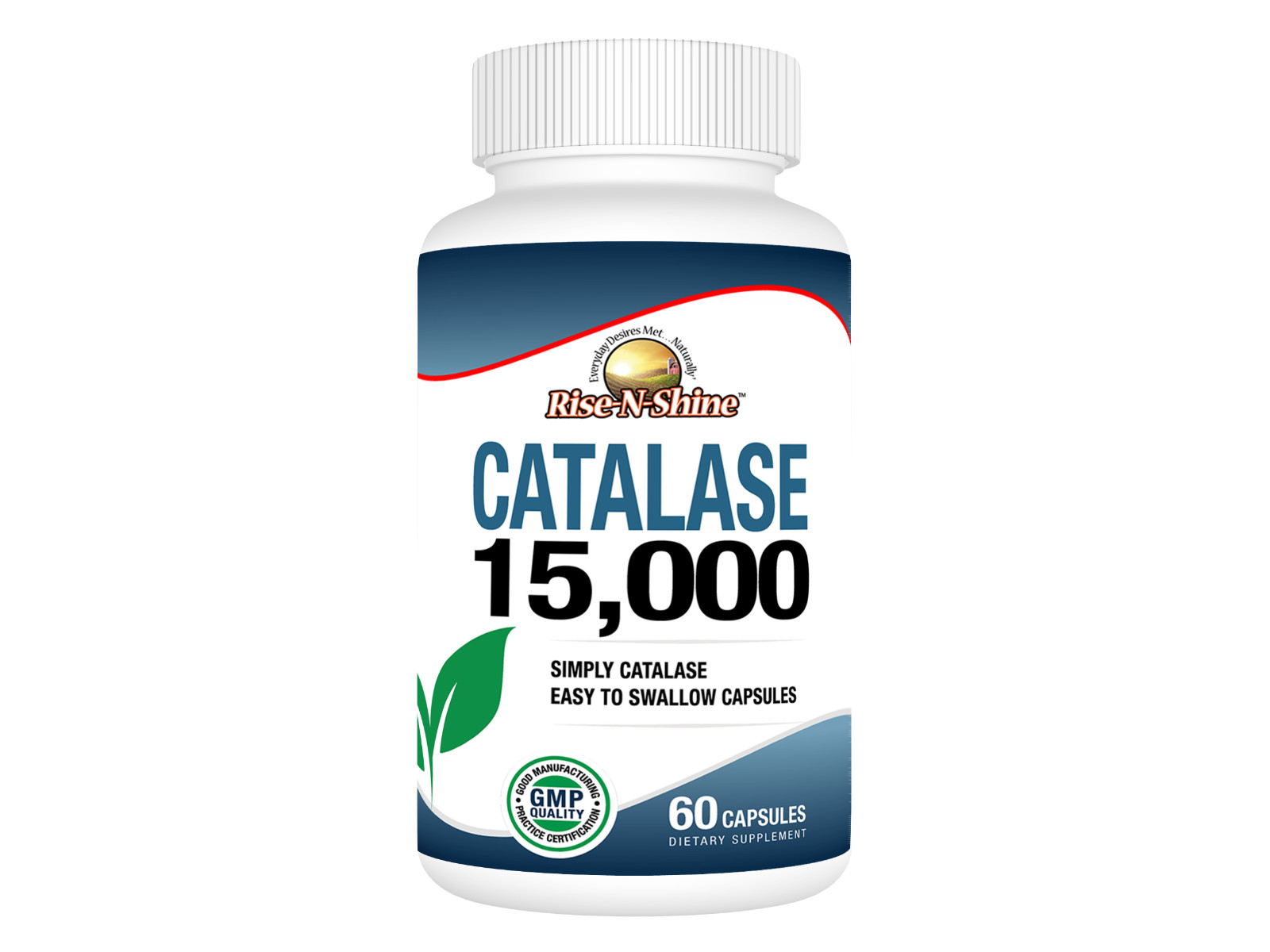 CATALASE 15,000 - Best Selling Extra Strength Catalase Antioxidant Enzyme, 60 Ct