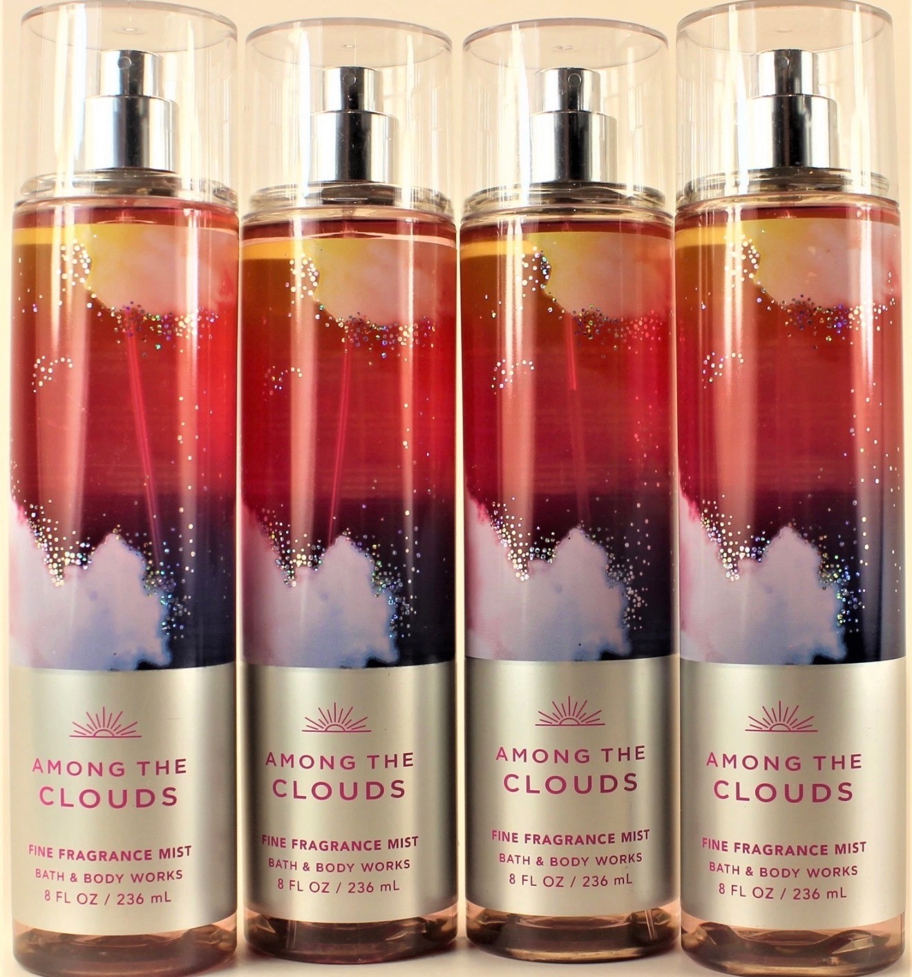4X LOT- Bath & Body Works AMONG THE CLOUDS Fine Fragrance Body Mist Spray 8 oz 4X LOT- Bath & Body Works AMONG THE CLOUDS Fine Fragrance Body Mist Spray 8 oz