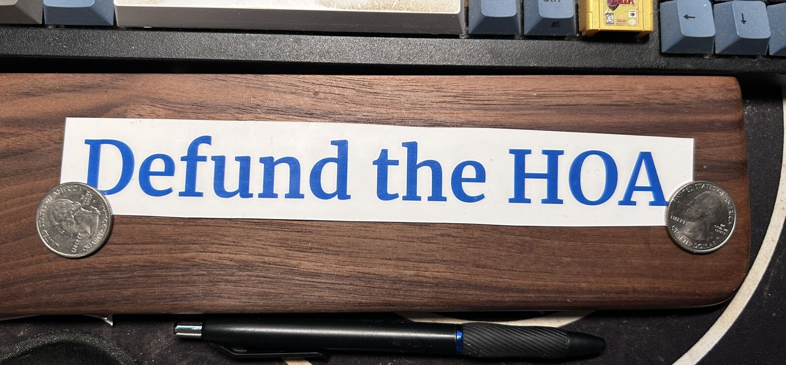 Defund The HOA - Glossy Vinyl Sticker