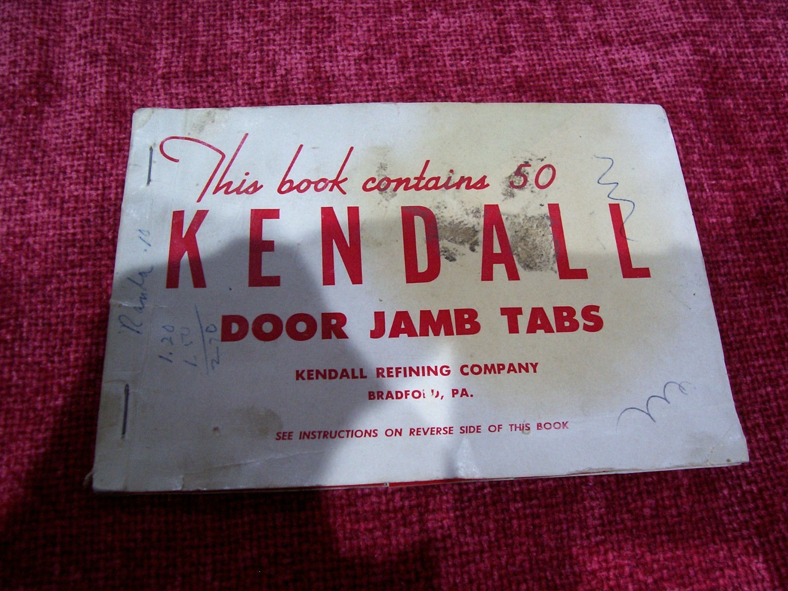 Vintage Kendall Door Jam Tabs Vintage Kendall Door Jam Tabs