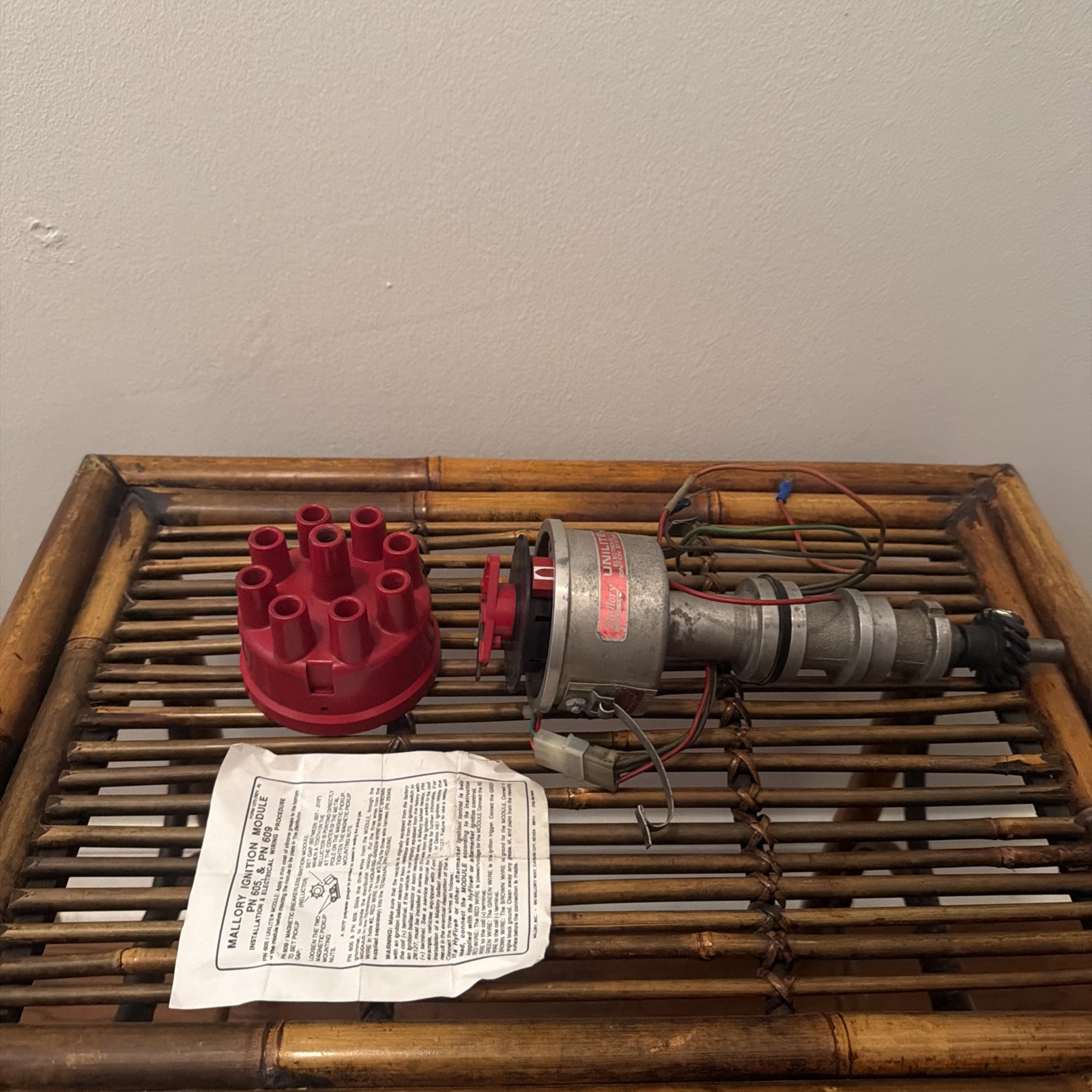 Mallory Unilite Electronic Ignition System 3864501 Distributor & Old Coil GM Sbc Mallory Unilite Electronic Ignition System 3864501 Distributor & Old Coil GM Sbc