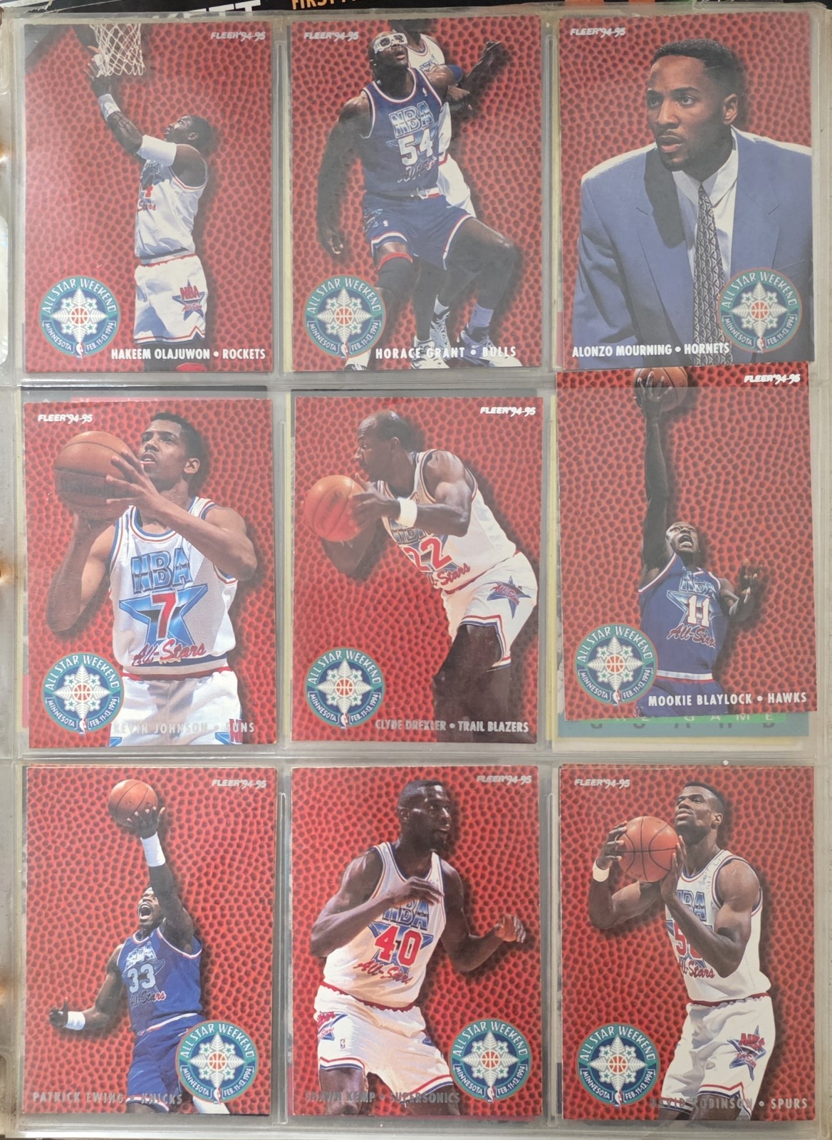 1994-95 Fleer Basketball All-Stars Insert Set 1-26 Shaq Pippen Barkley Clyde