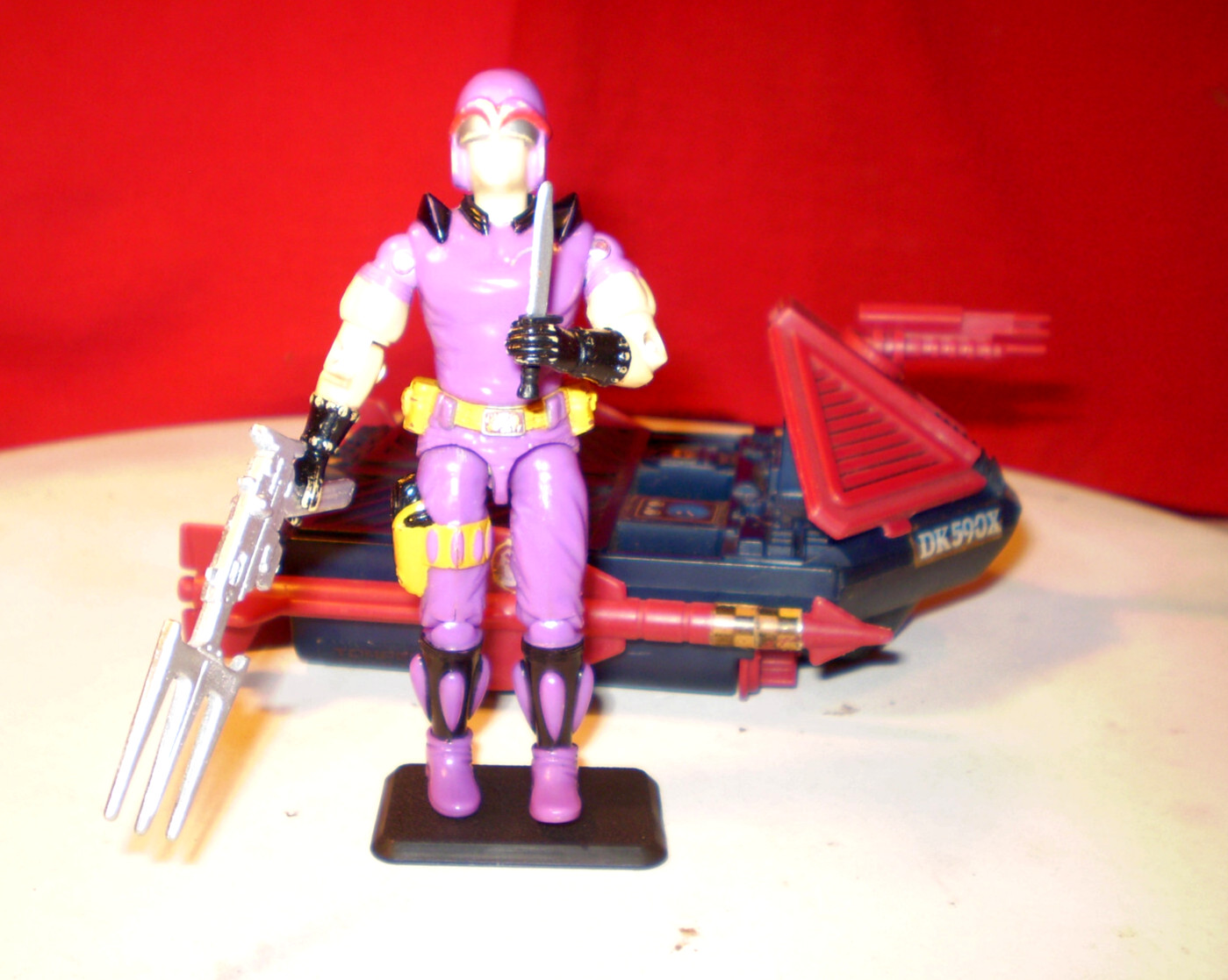 1986 GI JOE COBRA HYDRO-SLED AQUATIC INTERCEPTOR 100% OPERATOR 87 SEASLUG ARAH *