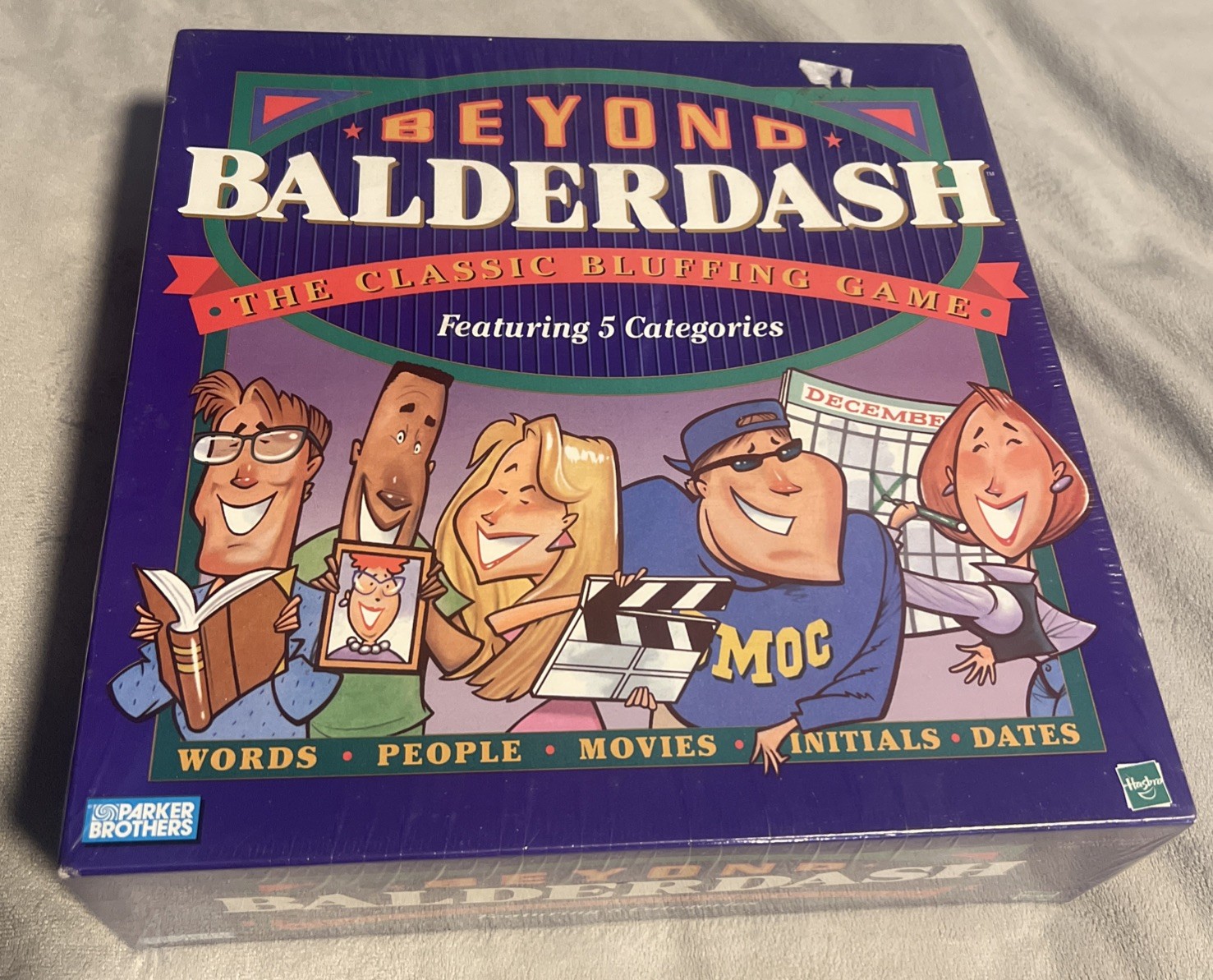 New Vintage 1997 Hasbro Parker Brothers BEYOND BALDERDASH Classic Bluffing Game New Vintage 1997 Hasbro Parker Brothers BEYOND BALDERDASH Classic Bluffing Game