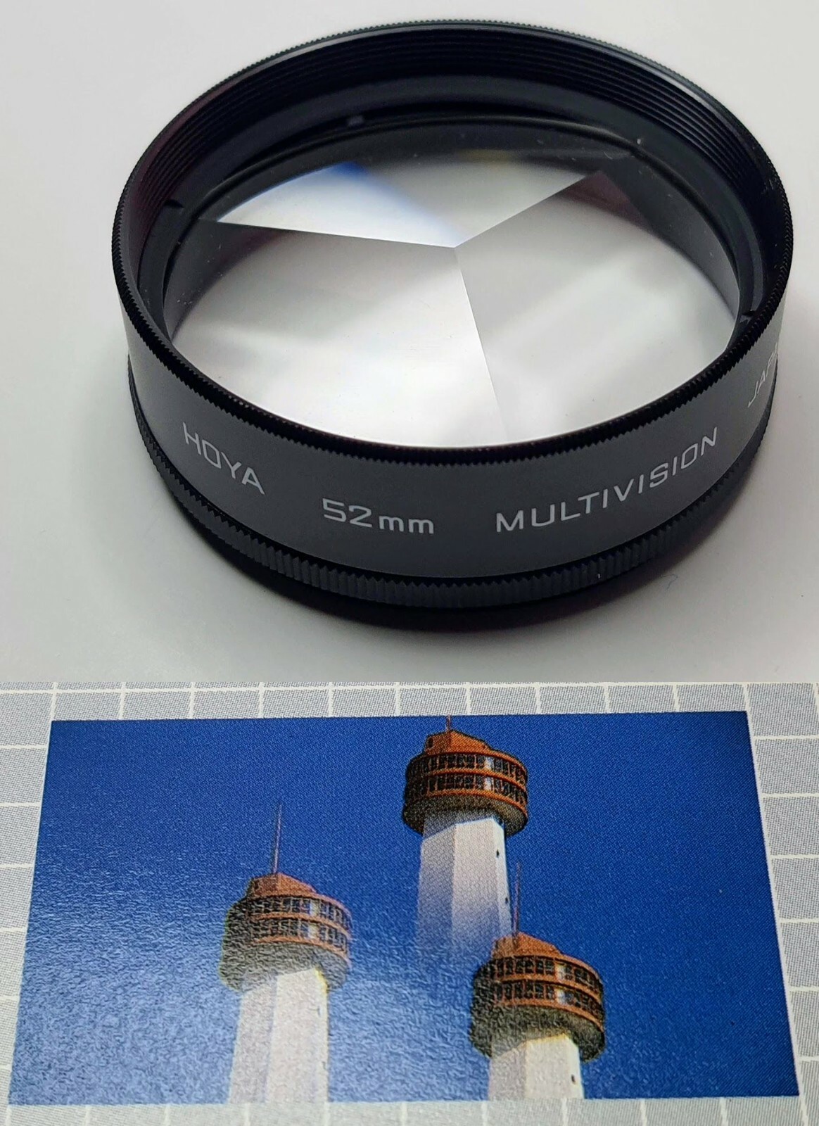 Hoya 52mm Multi Image Figure 3F Lens Filter MULTIVISION 3 Face Multiple 52 mm 52
