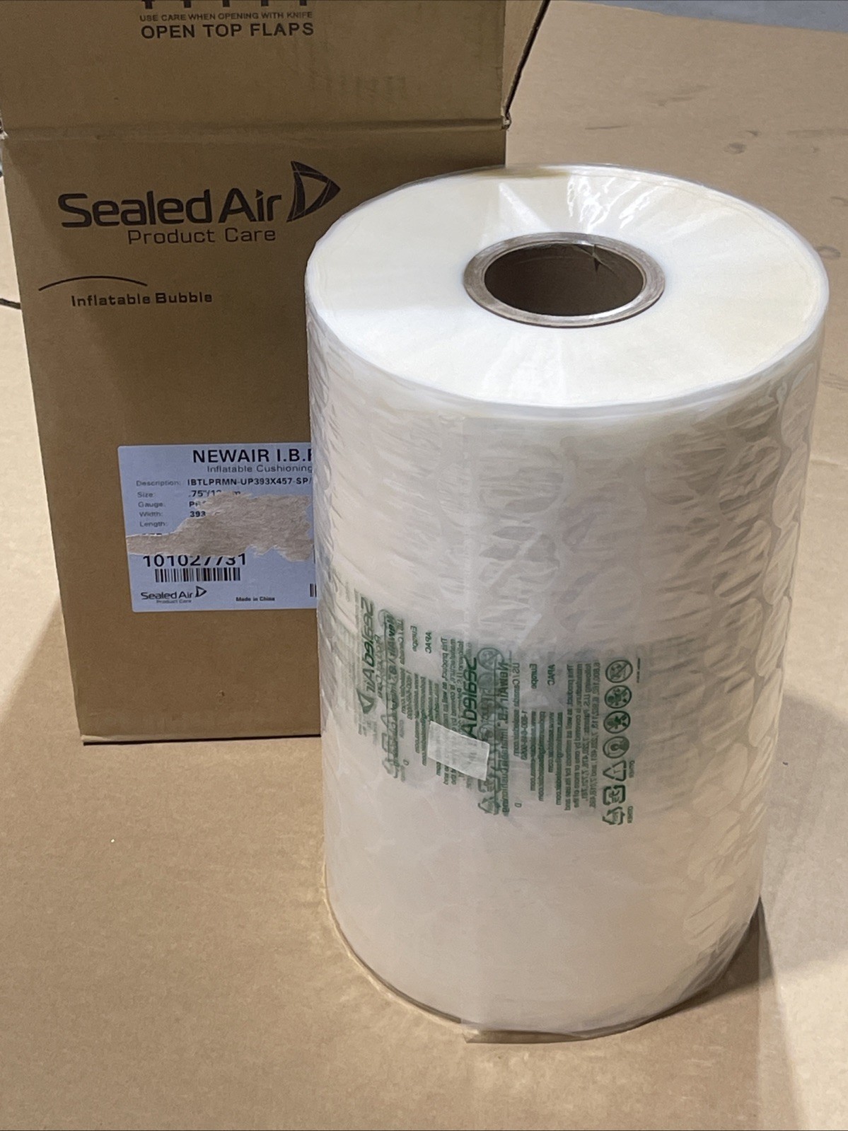 SEALED AIR NewAir IB Premium Roll Film, Large Bubble, 1500’, 101027731 SEALED AIR NewAir IB Premium Roll Film, Large Bubble, 1500’, 101027731