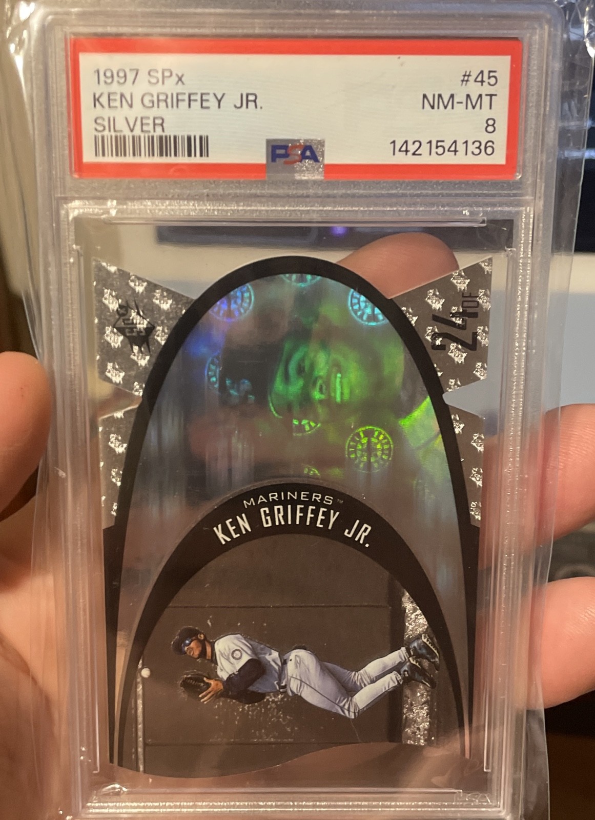 1997 SPx - Ken Griffey Jr #SPX45 Silver 1997 SPx - Ken Griffey Jr #SPX45 Silver