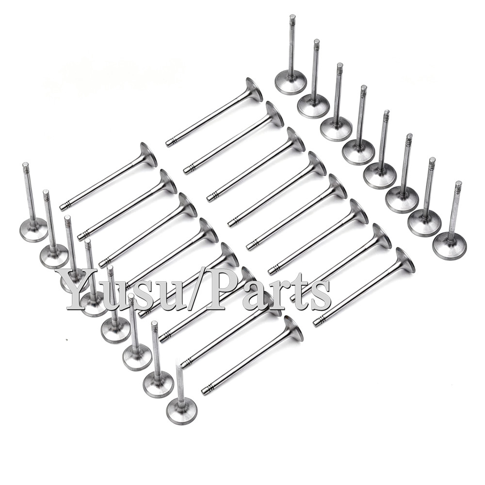 32x Inlet & Outlet Valves Set For BMW 550i M5 M6 X5 X6 F10 F85 F90 4.4 N63N S63N