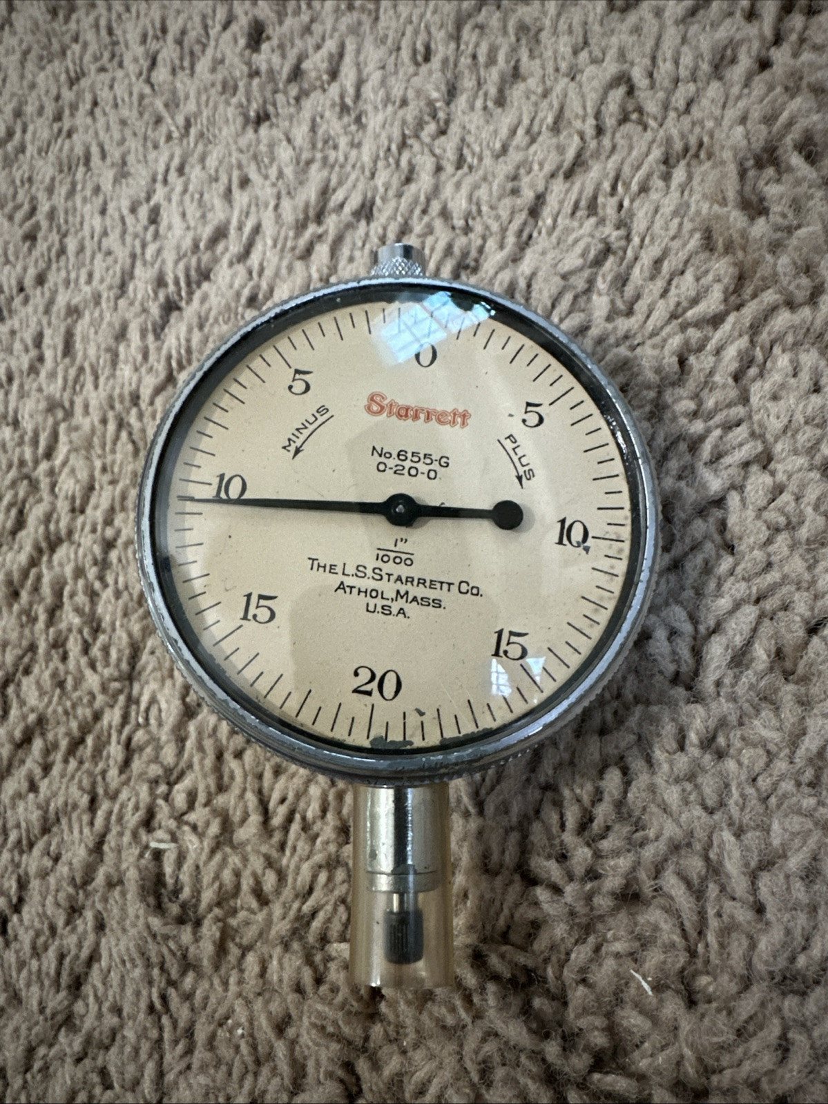 Starrett 655-G 0-20-2 Starrett 655-G 0-20-2