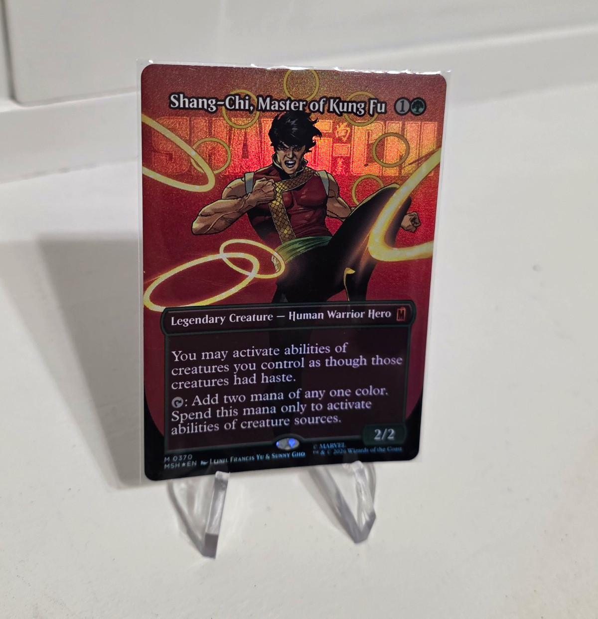 Wizards of the Coast Shang-Chi, Master of Kung Fu Full Art Foil Mythic #0370 