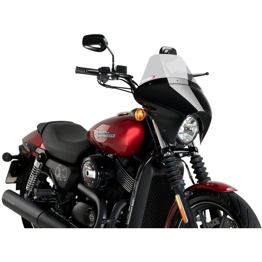 Puig Batwing SML Fairing Windshield - Smoke, Touring/Gloss Black Fairing 21058H