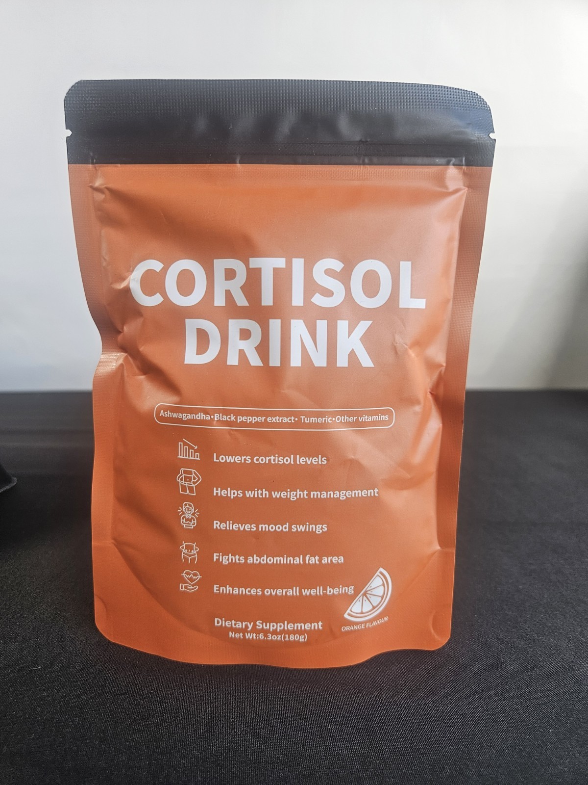 Cortisol Drink Powder Orange Flavor 31 Servings 6.3 oz EXP 05/2028