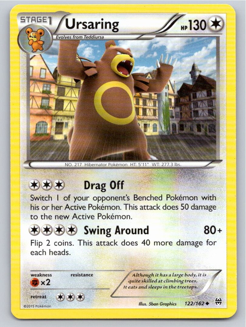 2015 POKEMON URSARING BREAKTHROUGH 122/162 UC NM A77934 FREE S&H