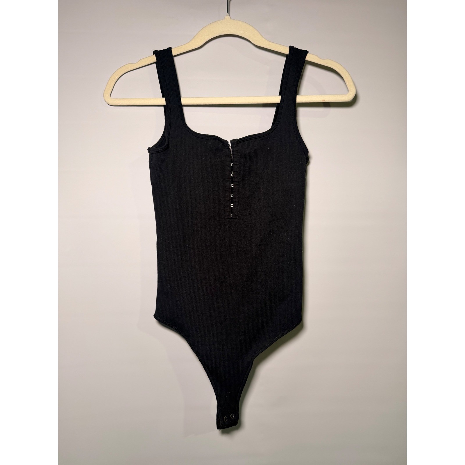 Abercrombie & Fitch Soft A&F Collection Bodysuit 2 Pack Black Taupe Small