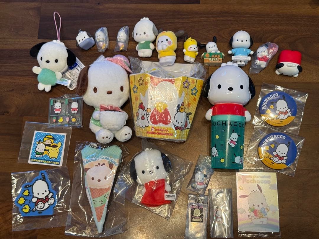 Sanrio Pochacco Collectible Goods Set Rare Character Merchandise Japan