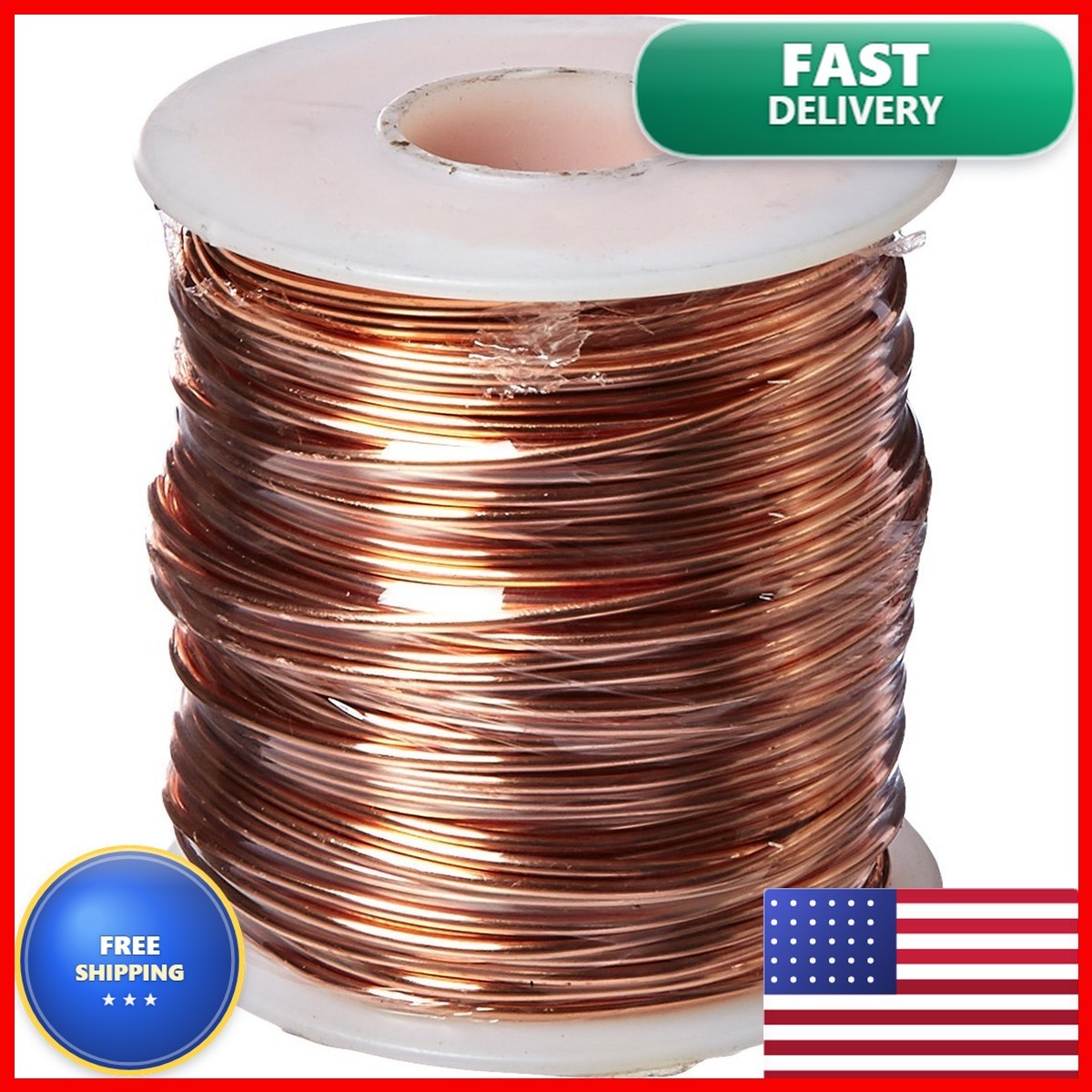 Soft Copper Wire 16 Gauge 126 Feet 1 Pound Spool Soft Copper Wire 16 Gauge 126 Feet 1 Pound Spool