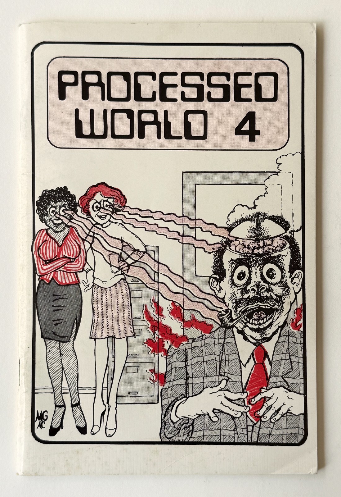Processed World #4 Zine 1980s Anti-Work Anti-Tech Underground San Francisco Rare