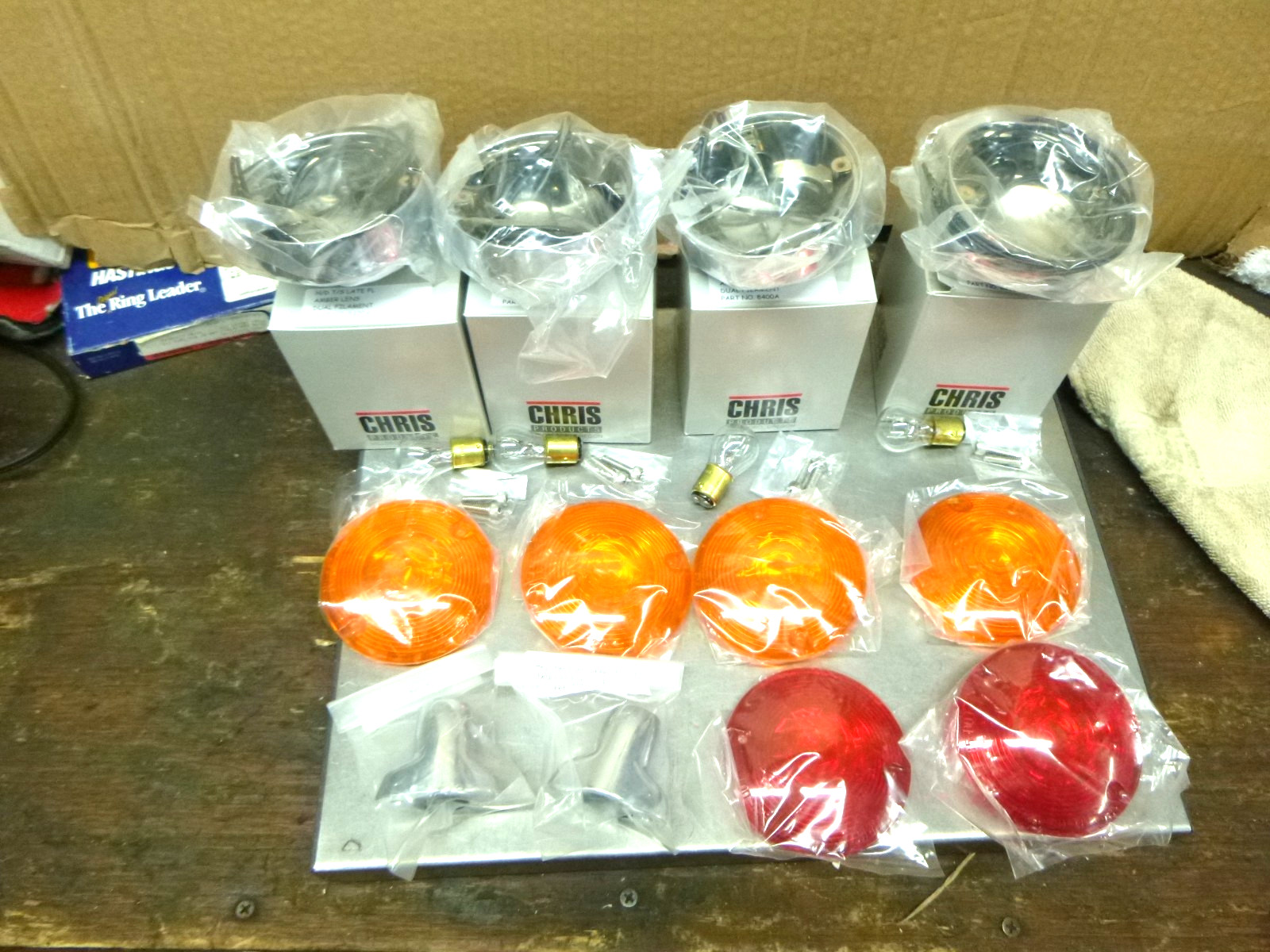 NOS HARLEY DAVIDSON CHRIS PRODUCTS TURN SIGNAL SET 1968-1980'S FL FLH FLST FLSTC