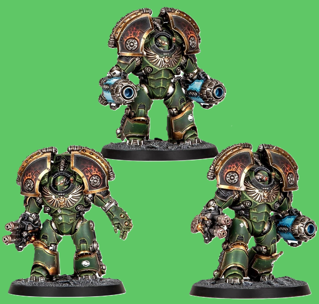 Warhammer Horus Heresy / 40k Legion Saturnine Terminators (3) NEW NO BOX