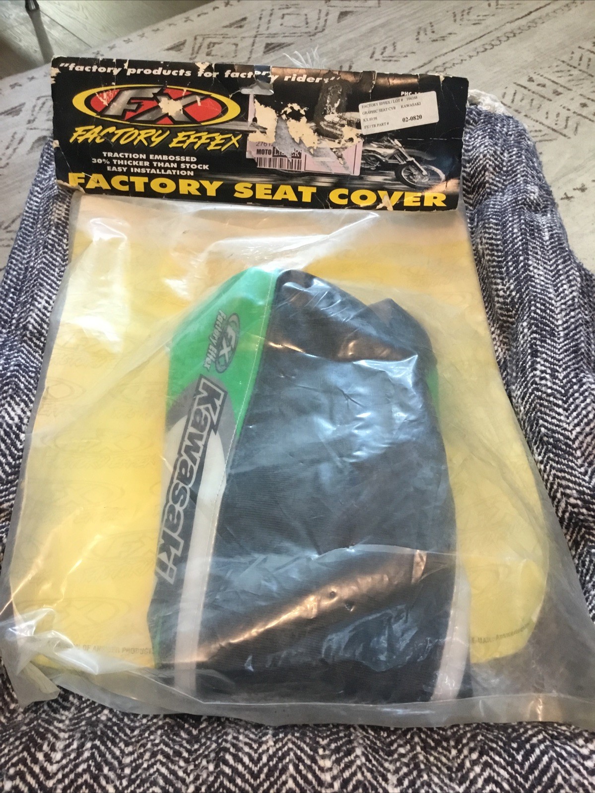 Factory Effex All Grip Seat Cover  1998 Kawasaki KX80 02-0820