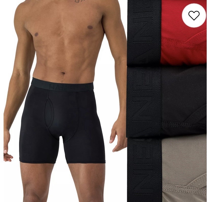 Men\'s Hanes BOXER BRIEFS QUICK DRYING  Assorted Colors  4 Pack/Choose your size