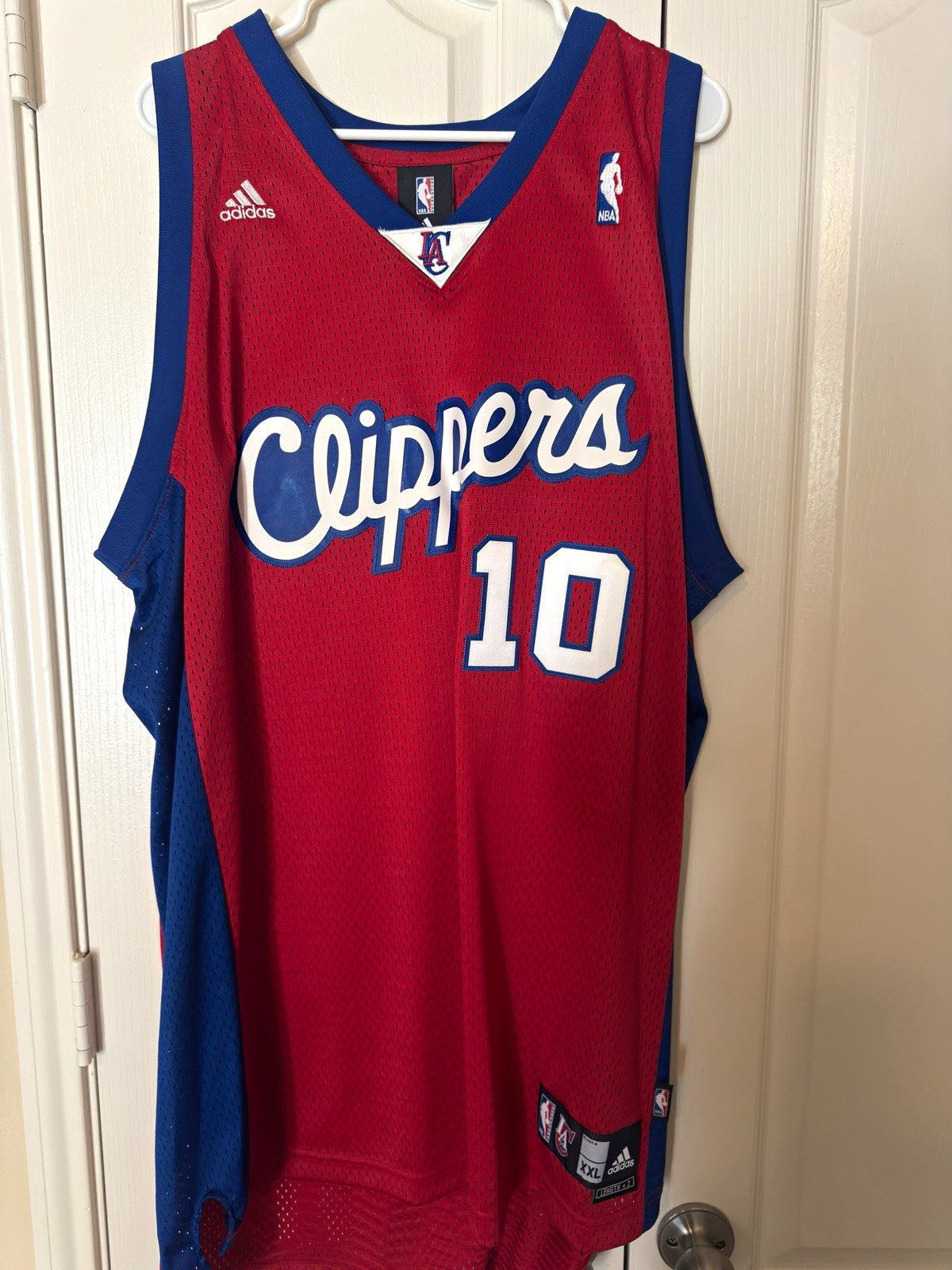 adidas Los Angeles Clippers Eric Gordon #10 NBA Jersey XXL Red/Blue