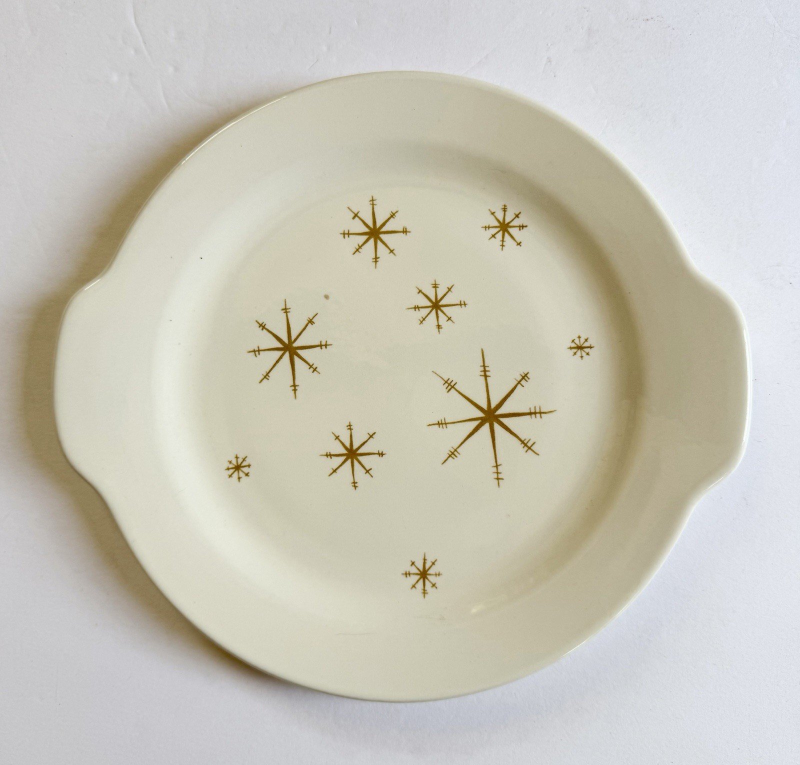 Vintage Star Glow Royal China Ironstone 10.5” Platter Atomic Star Retro MCM Vintage Star Glow Royal China Ironstone 10.5” Platter Atomic Star Retro MCM