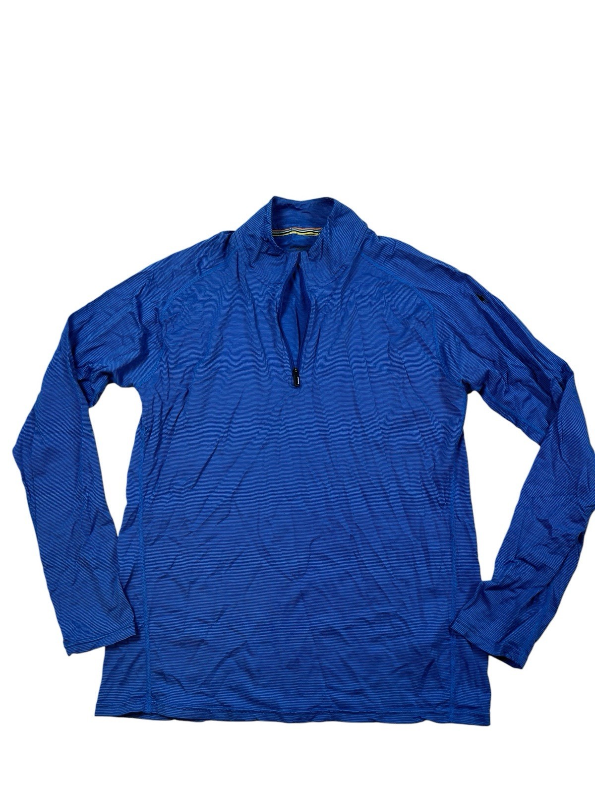 Blue Smartwool Long Sleeve Athletic Shirt Men\'s Size L Large Blue Smartwool Long Sleeve Athletic Shirt Men\'s Size L Large