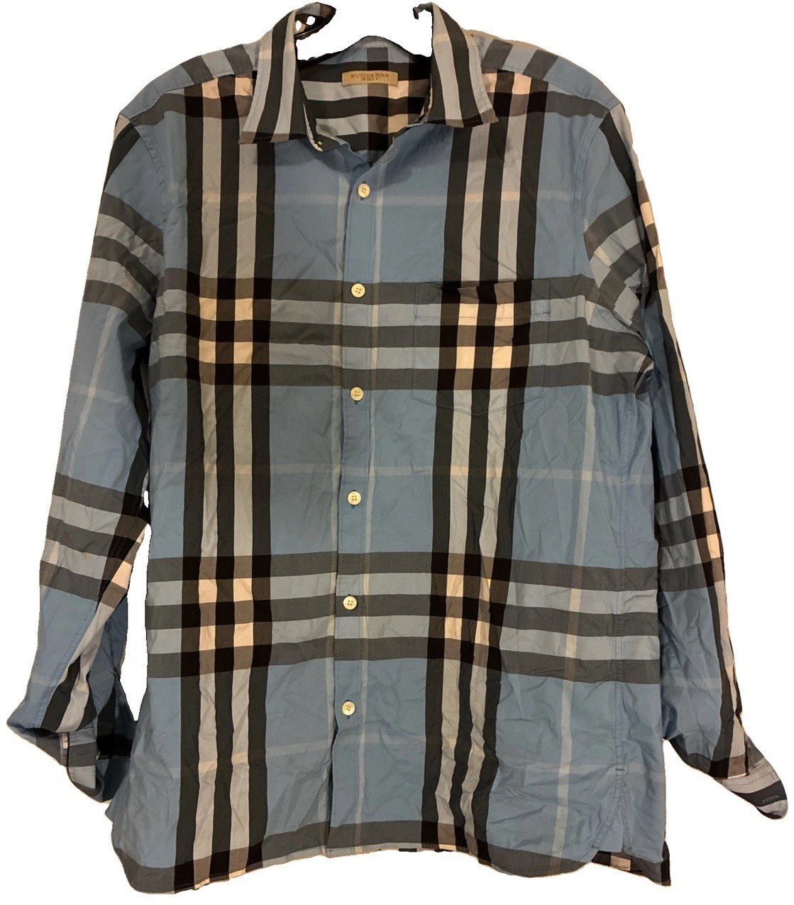 Burberry Brit light blue long-sleeve button-down shirt