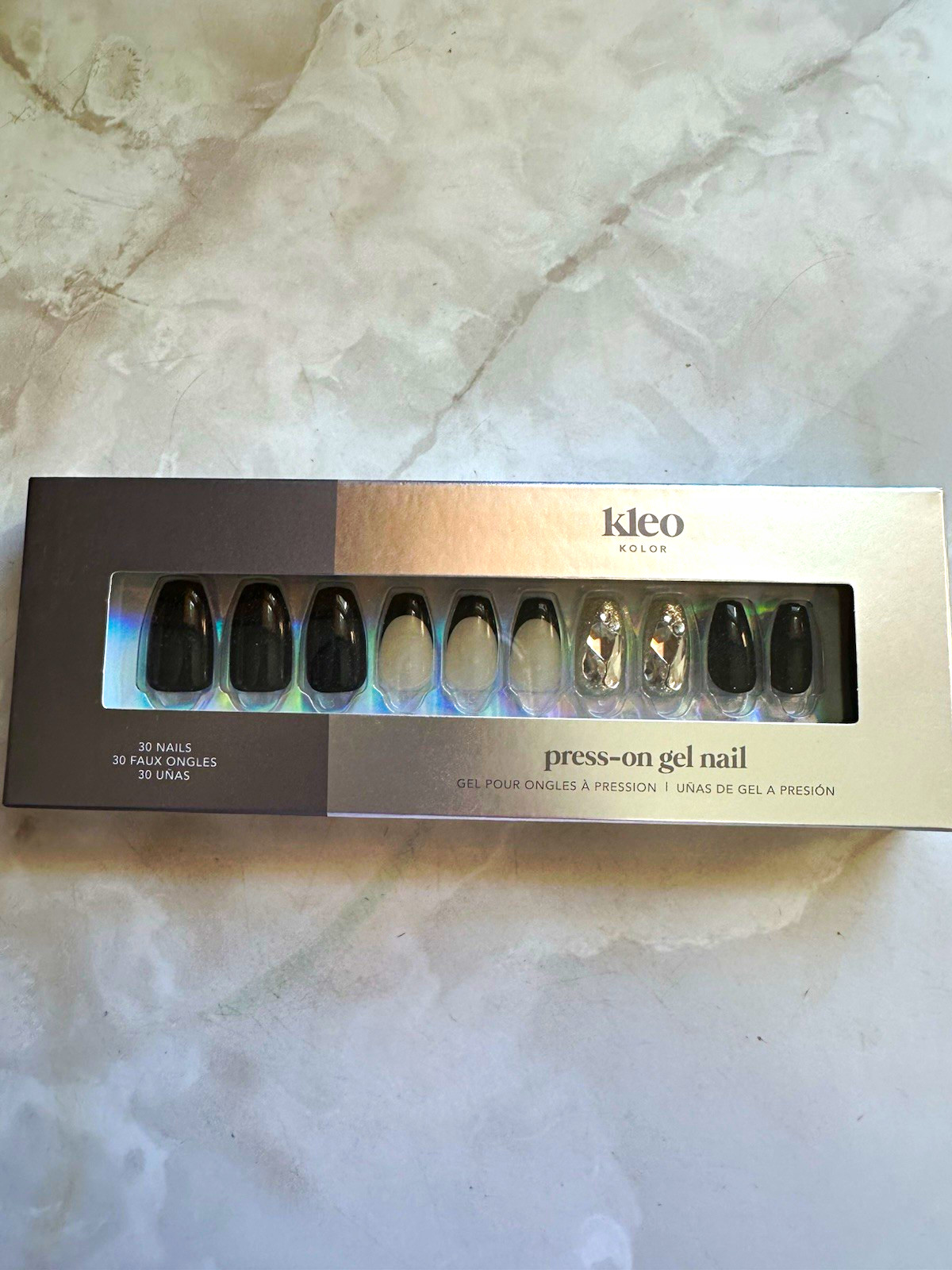 Kleo Kolor Gel Press-On Nails Long-Elevated