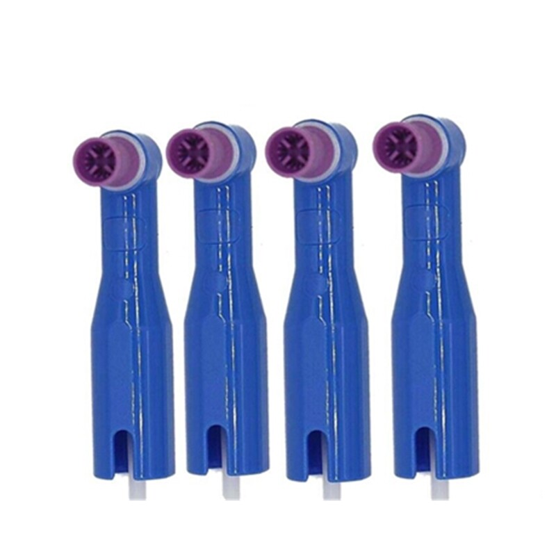 100pc/box Dental Disposable Prophy Contra Angles Purple Soft Cup Latex Free
