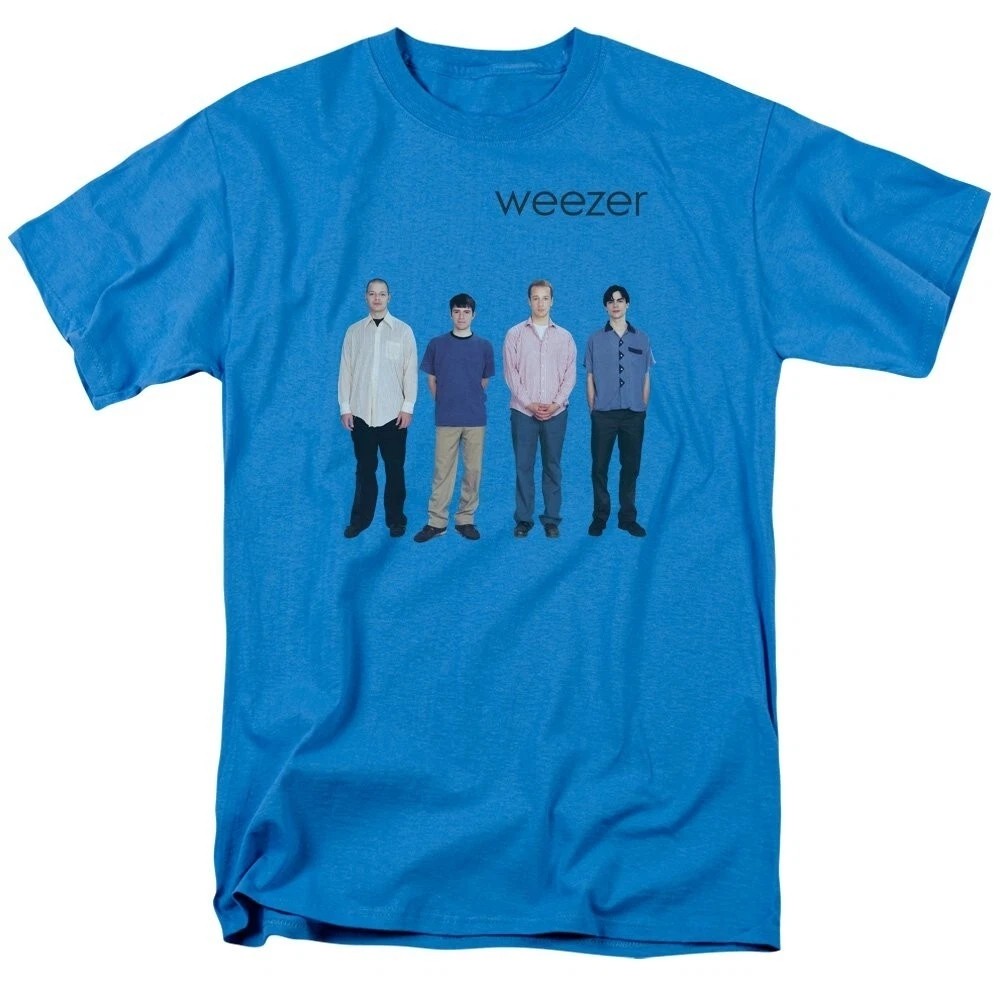 Weezer 1994 album Weezer Band Shirt Classic Royal Blue Unisex S 5XL