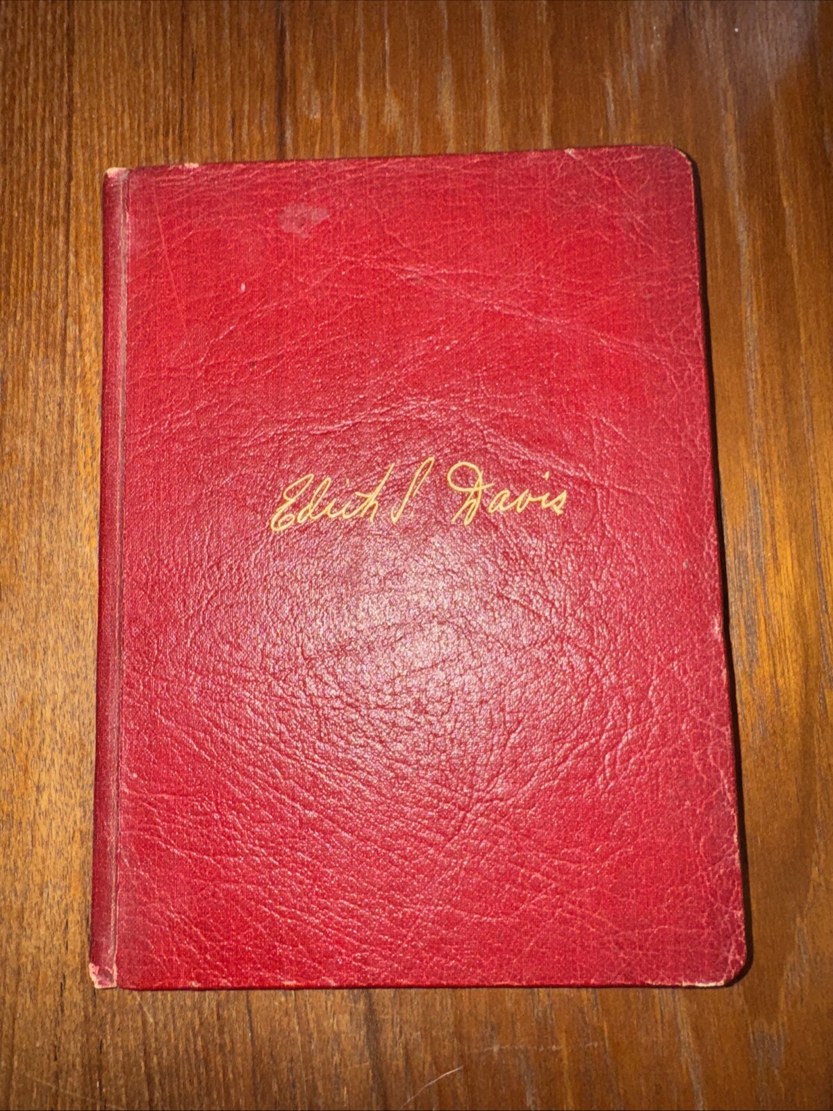 Edith S. Davis poetry book, signed, ca. 1900s