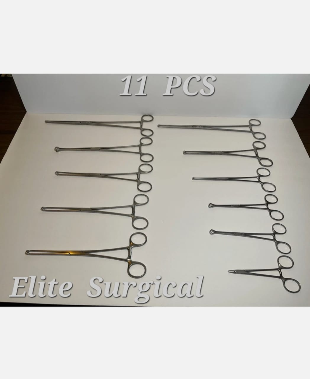 Lot of 11  Aesculap Forceps  Surgical Instruments
