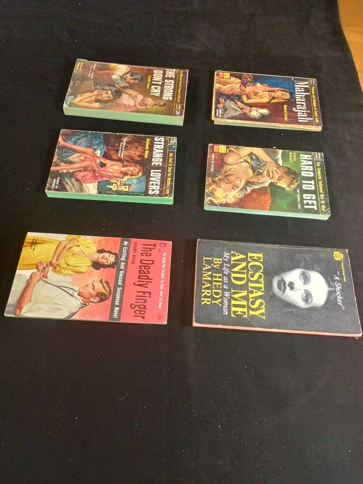 6 Vintage Collectible Smut Paperbacks B101 6 Vintage Collectible Smut Paperbacks B101
