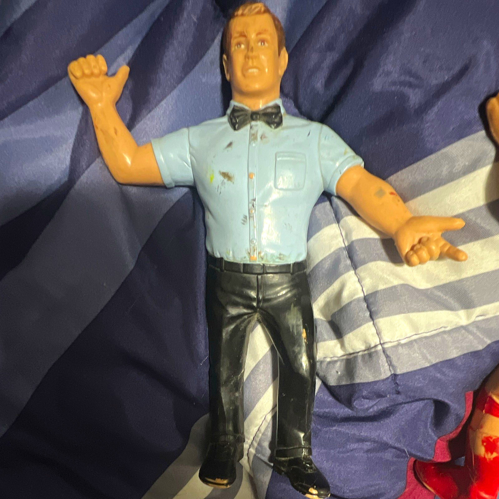 Vintage 1986 WWF LJN Wrestling Referee Action Figure Titan Sports Loose Vintage 1986 WWF LJN Wrestling Referee Action Figure Titan Sports Loose