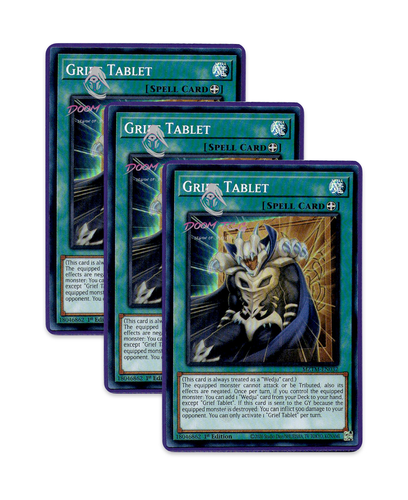 Yugioh Grief Tablet MZTM-EN032 (SR)1st Ed 3x \