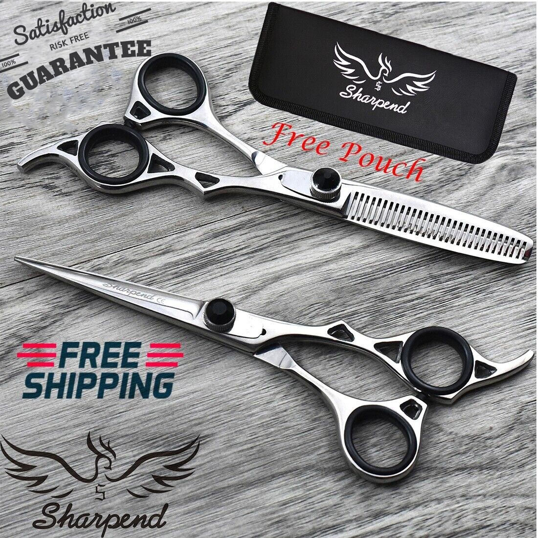  Professional Salon Hair Cutting Thinning Scissors Barber Shear Hairdressing Set