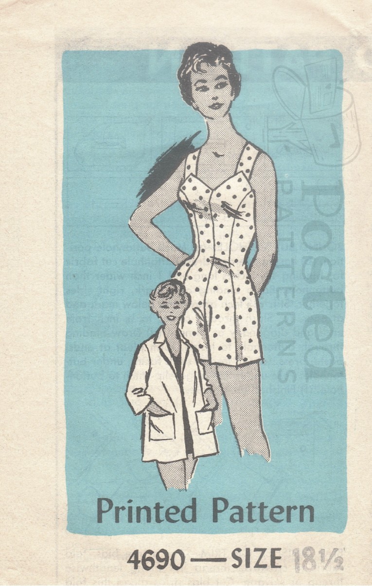 Anne Adams 4690 Sewing pattern Bust 39\