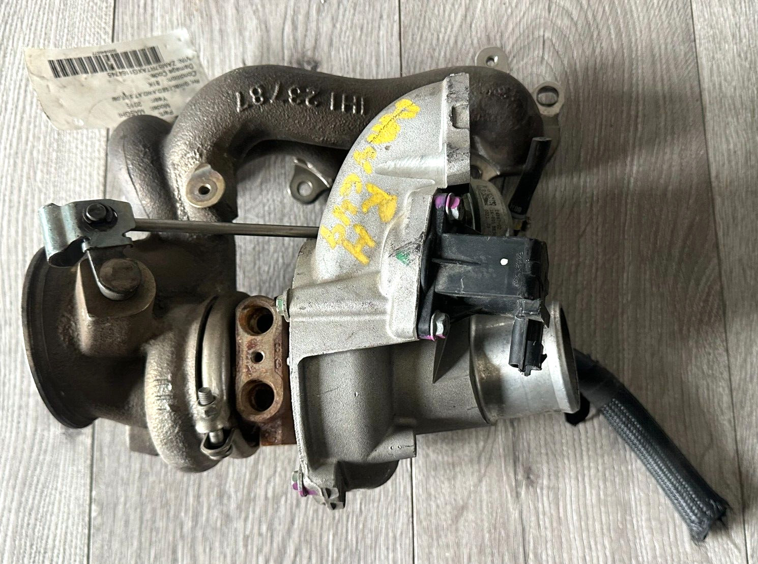 2014-2020 MASERATI GHIBLI TURBO TURBOCHARGER, PART# 297710, GENUINE OEM 2014-2020 MASERATI GHIBLI TURBO TURBOCHARGER, PART# 297710, GENUINE OEM