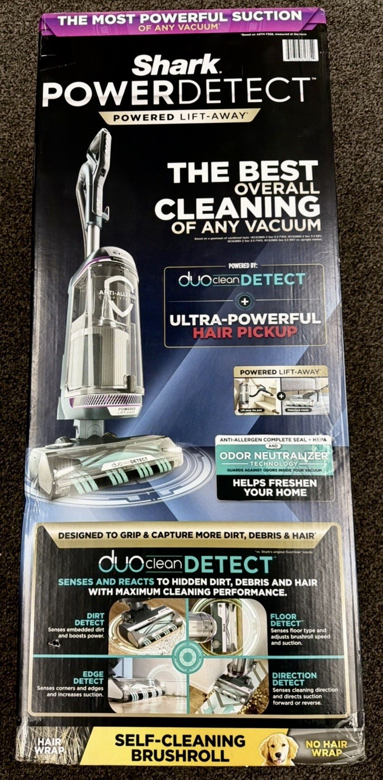 *BRAND NEW* Shark PowerDetect Upright Powered Lift-Away Vacuum Speed Duo Clean *BRAND NEW* Shark PowerDetect Upright Powered Lift-Away Vacuum Speed Duo Clean