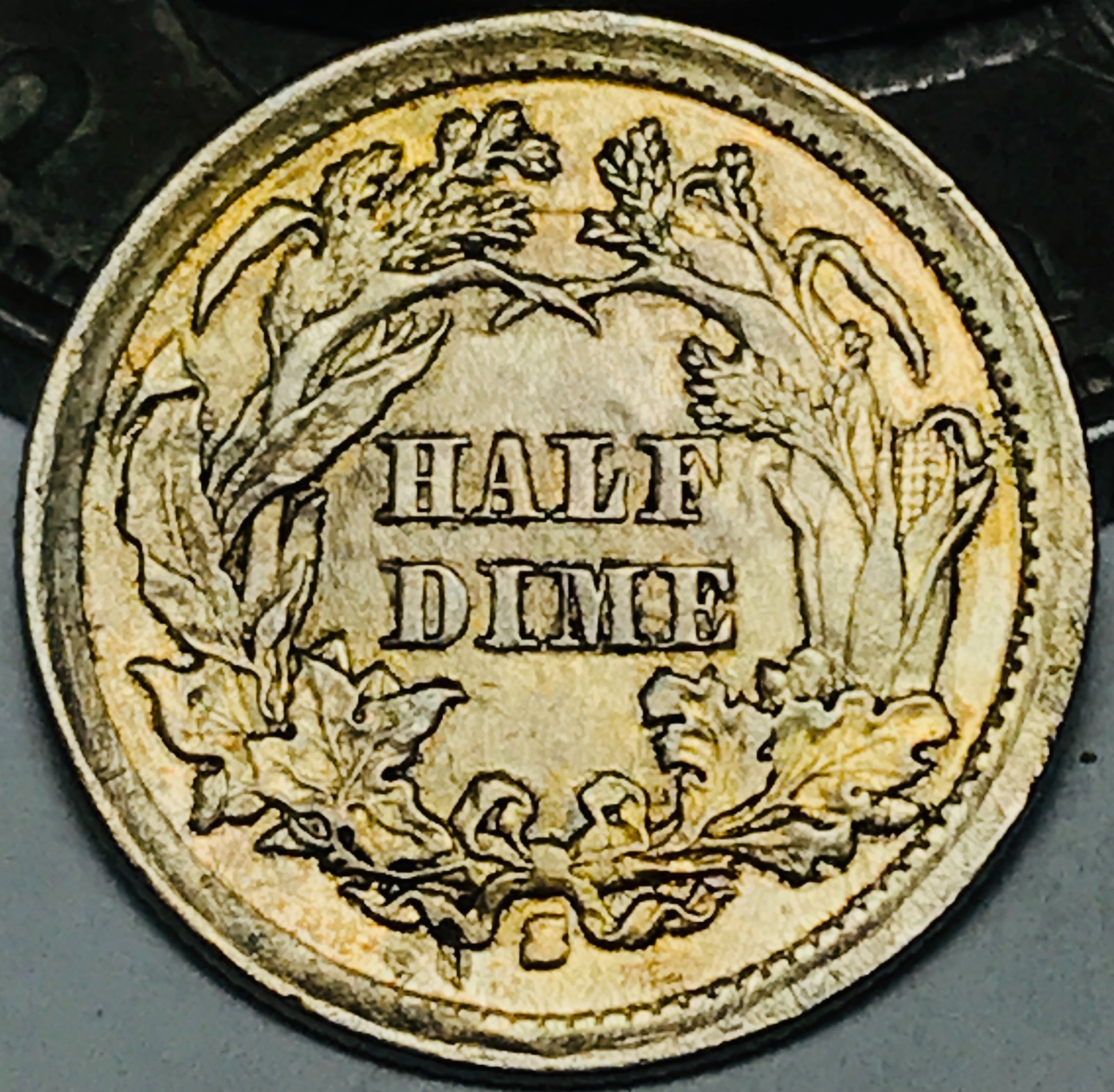 1866 S Seated Liberty Half Dime H10C Ungraded US Silver Coin CC30300 1866 S Seated Liberty Half Dime H10C Ungraded US Silver Coin CC30300