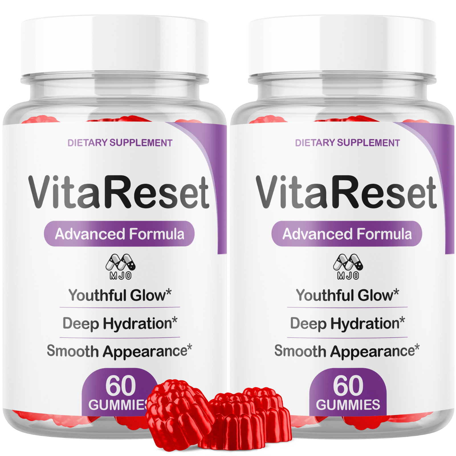 (2 Pack) VitaReset Skin Health Gummys Vita Reset Vitamin Supplement 120 Gummies (2 Pack) VitaReset Skin Health Gummys Vita Reset Vitamin Supplement 120 Gummies