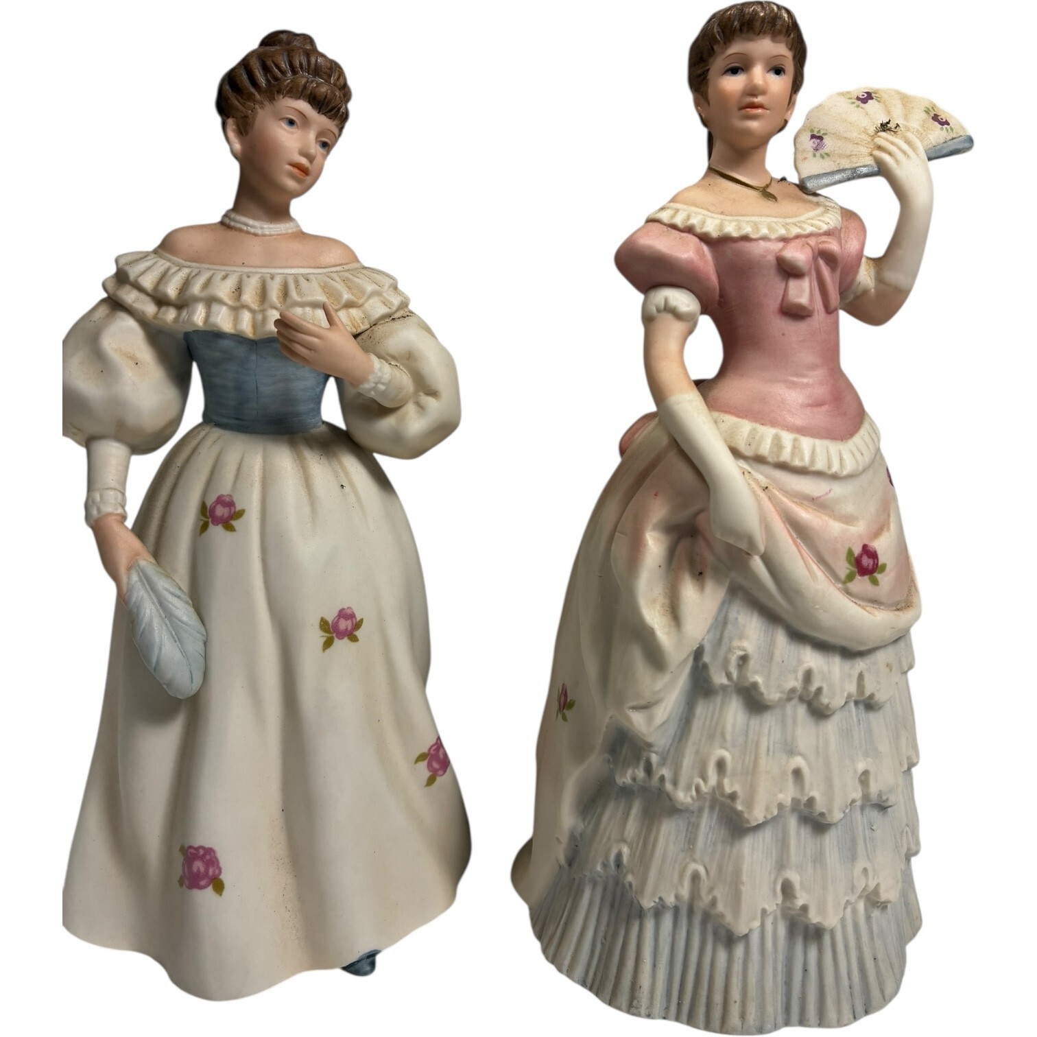 2 pcs VTG Homco Figurines \ 2 pcs VTG Homco Figurines \