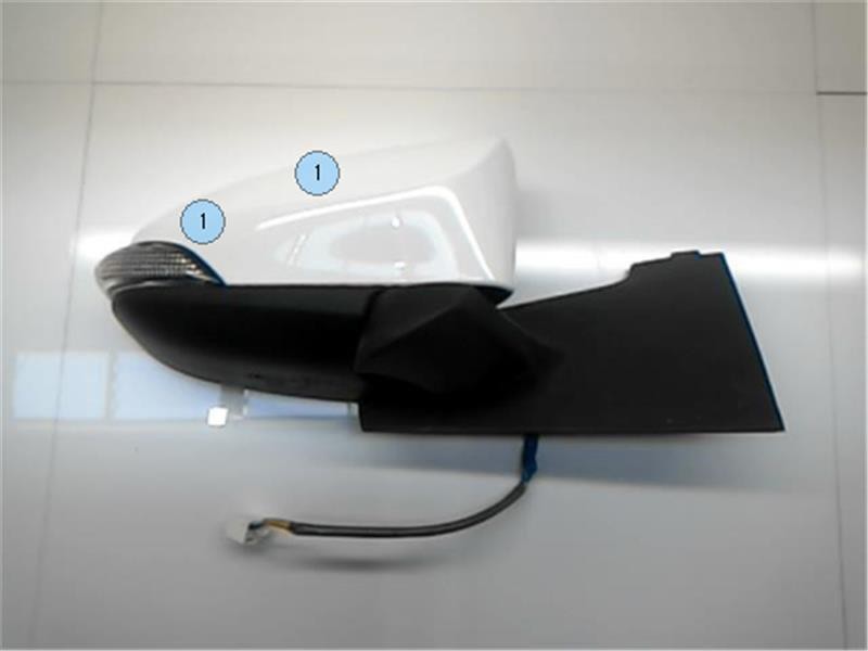 JDM TOYOTA Vitz KSP130 Right Side Mirror P91600-24011061